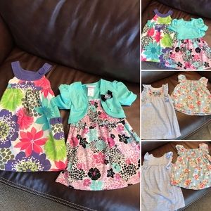 2T/24 months summer/spring time dress bundle